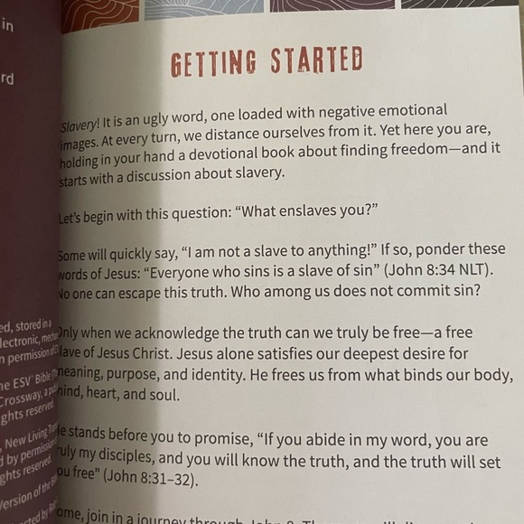 Set Free Devotional Prayer Journal for Men - Picture 4 of 5